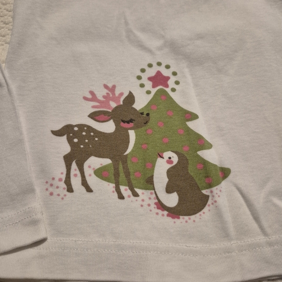 Hanna Andersson pajama top size 100 or US 4 GUC older cross top style - Picture 3 of 4